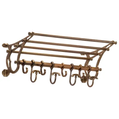 Produktbild von Wandgarderobe mit Kleiderhaken Aluminium