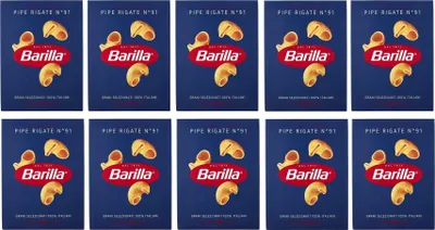 Produktbild von 10x Pasta Barilla Pipe rigate Nr. 91 italienisch Nudeln 500 g pack