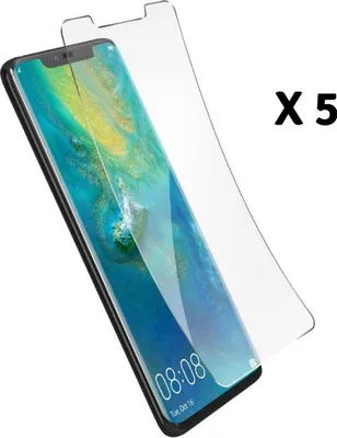 Obrázek produktu pro Ochranná fólie displeje pro Huawei MATE 20 PRO [5 ks] Flexibilní průhledná plastová ochranná fólie Phonillico®
