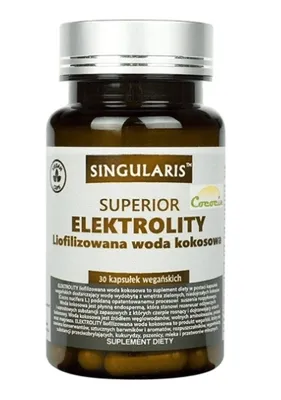 Produktbild von SINGULARIS Electrolytes Superior gefriergetrocknetes Kokoswasser 30 Kapseln