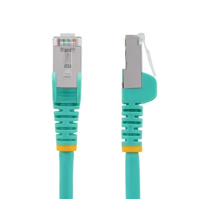 Obrázek produktu pro StarTech.com NLAQ-2M-CAT6A-PATCH, 2 m, Cat6a, S/FTP (S-STP), RJ-45, RJ-45, Barva Aqua