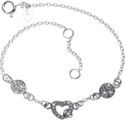 Produktbild von SILBERKETTEN STORE Fashion Line Armband Amore 1 - 925 Silber, Länge wählbar von 18-23cm - 18cm