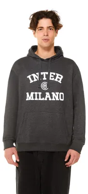 Produktbild von Inter FC Internazionale Milano S.p.A Sweatshirt mit Kapuze, Uni-Erwachsene, offizielles Produkt, Kollektion Back to Stadium, grau, M