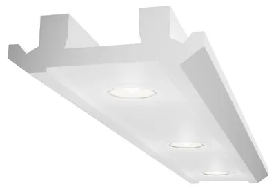 Immagine prodotto di ELHARE Modanature per stucchi Profilo LED Spot Striscia di illuminazione indiretta Luce XPS LH5A - 60x200mm, 2m