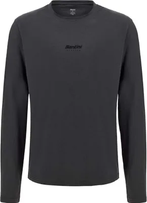Produktbild von Santini Langarm-t-shirt Grau M Herren,Damen Grau M