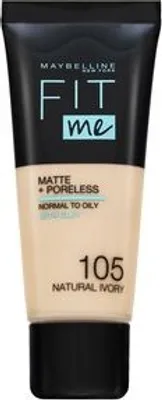 Obrázek produktu pro Sjednocující make-up s matujícím efektem Fit Me! (Matte & Poreless Make-Up) 30 ml, 105 Natural Ivory