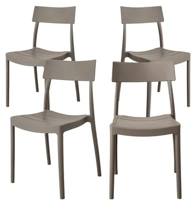 Produktbild von Roma Stuhl aus Polypropylen in Taupe