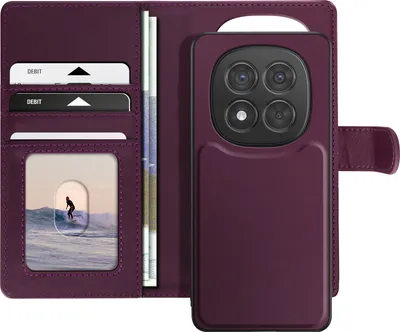 Image de Mayaxess, coque pour Redmi Note 14 Pro 5G et 14 Pro Plus 5G avec coque amovible, violet