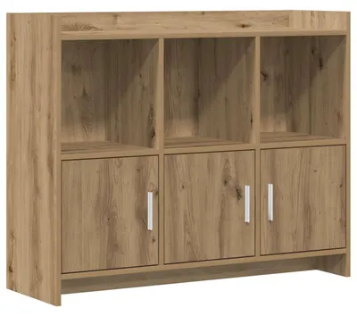 Immagine prodotto di Mobile bar in legno massello di quercia, artigianale, dimensioni 98,5 x 33 x 80 cm