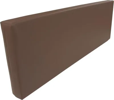 Produktbild von Rueckenlehne - Rueckenkissen für Palettenkissen (120x43x10cm (Terra) MATRATZEN KISSEN Mit Kunstleder flammhemmend MVSS 302 - UV stabilisiert  - SCHAUMSTOFF FÜR EUROPALETTEN Kissen
