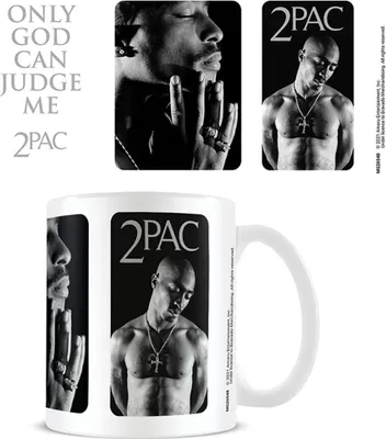 Produktbild von Tupac - Judge Me - Keramik Tasse - Größe Ø8,5 H9,5 cm