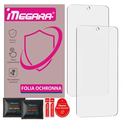 Zdjęcie produktu dla 2x Folia ochronna Megara do Motorola Moto Edge 60 Neo