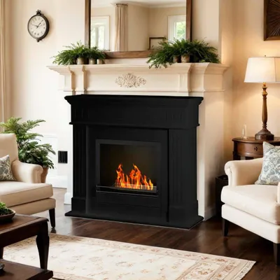 Produktbild von Dmora Bioethanol-Kamin Dstivanell 110x36x101h cm Schwarz
