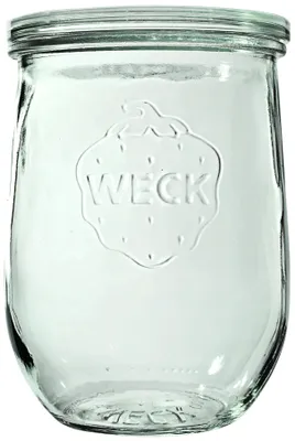 Image de WECK, bocaux "Tulipe", capacité de 1,062 ml (volume utile de 950 ml), lot de 4, sans couvercles