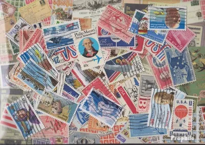 Produktbild von Briefmarken USA 75 verschiedene Luftpostmarken