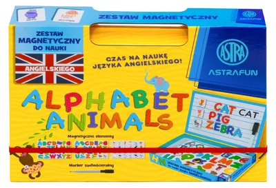 Produktbild von Magnet-Lernset für Englisch, 76 Teile, Astra