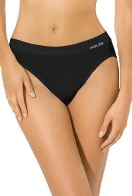 Produktbild von 5 Stück Jazz Pants Bio Baumwolle SPEIDEL Damen Slip Unterhose Pant – Größe 40 schwarz