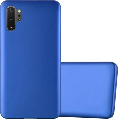 Produktbild von Cadorabo Schutzhülle für Samsung Galaxy NOTE 10 PLUS Hülle in Blau Handyhülle TPU Silikon Etui Cover Case