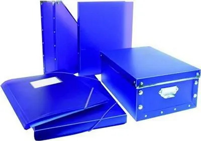 Produktbild von Büroset / Stehsammler + Ringbuch + Archivbox + Heftbox + Gummizugmappe / DIN A4