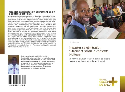 Produktbild von Impacter sa génération autrement selon le contexte biblique
