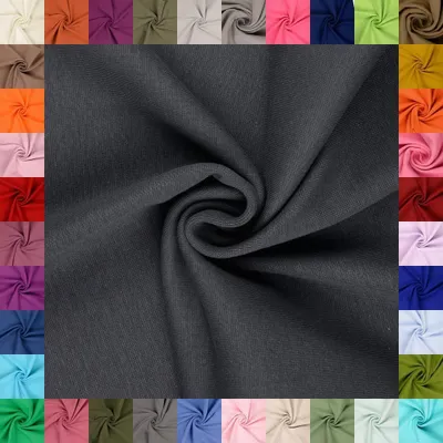 Produktbild von Bündchenstoff Feinstrick Schlauchware - Elastisch für Textilprojekte - Anthrazit 34 cm Schlauchbreite 0,5 m Länge