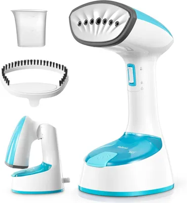 Produktbild von Faltbarer Dampfglätter 1200W 20g/min 25s Aufheizen auslaufsicher tragbarer Steamer Dampfbürste für Kleidung Reisen Zuhause Büro alle Stoffe