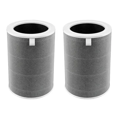 Produktbild von 2x Trade-Shop HEPA-Filter 3-stufig (inkl. Aktivkohle, Vorfilter) kompatibel mit Xiaomi Mi Air Purifier 1 2 2C 2H 2S 3 3C 3H Max Pro Luftreiniger