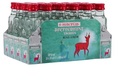 Produktbild von St. Hubertus Pfefferminz-Tropfen (24 x 0,02L)