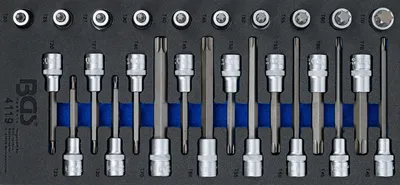 Obrázok produktu pre BGS technic Tool Tray 1/3: Bit Socket Set, 2979 mm, 2,98 kg