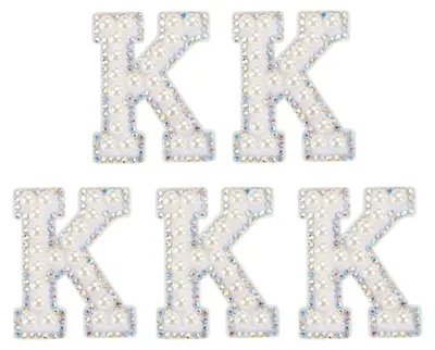 Produktbild von Selbstklebende Buchstaben aus Strass - 5 Stück - 3,5 cm Höhe