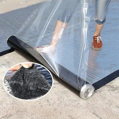 Immagine prodotto di Nastro impermeabile in foglio di alluminio per riparazioni del tetto - Nastro autoadesivo bituminoso per fori e crepe nel tetto (3,3 x 16,4 piedi)
