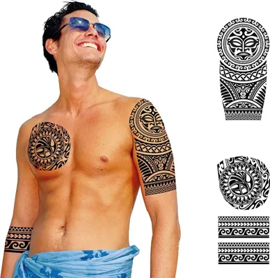 Produktbild von SCHWARZE Temporäre Tattoos Junggesellenabschied Urlaub Mix