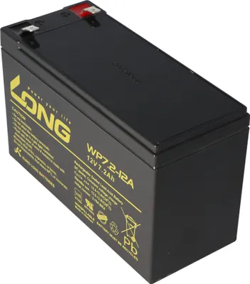 Zdjęcie produktu dla Kung Long WP7.2-12A 12Volt 7.2Ah Faston 6.3mm styki wtykowe VdS G114047