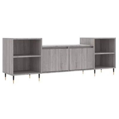 Image de vidaXL Armoire TV Gris Sonoma 160x35x55 cm Bois composite