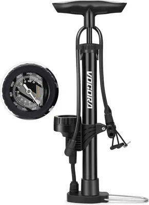 Produktbild von Famanu Fahrradpumpe für alle Ventile - mit 160 psi Manometer