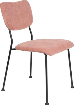 Produktbild von 2er Set Zuiver Benson Esszimmerstuhl Stahl/Polyester