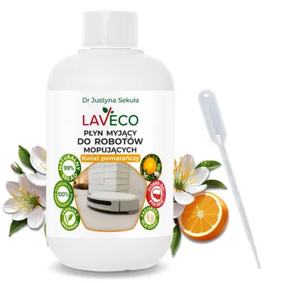 Zdjęcie produktu dla Naturalny płyn myjący do robotów mopujących – kwiat pomarańczy – 0,5 l