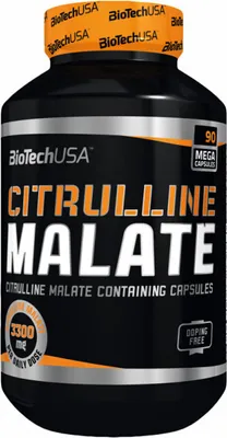 Obrázek produktu pro BioTech USA Citrulline Malate 90 kapslí / Citrulin malát / Citrulin malát v poměru 1: 1 na podporu tvorby oxidu dusnatého