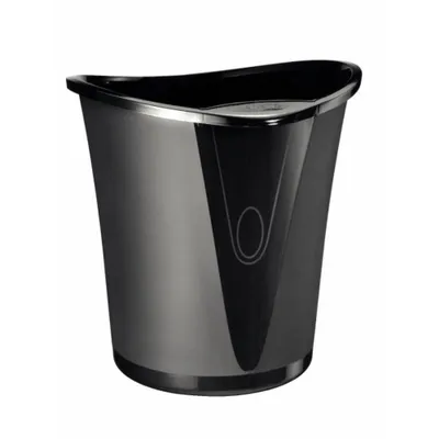 Image de LEITZ 5204-00-95 Corbeille à papier Allura en plastique 18 litres noir