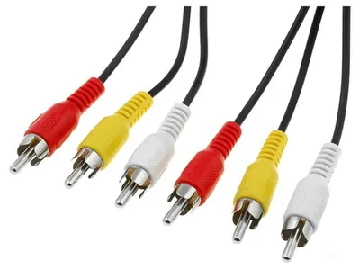 Produktbild von PremiumCord Cinch Kabel 3m, 3x Cinch RCA Stecker auf 3x Cinch RCA Stecker, Audio