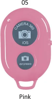 Image de Bluetooth- kompatibilní Selfie Controller Wireless Remote Control Button Self- timer Camera Stick Pink