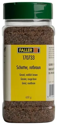 Produktbild von Faller 170733 - Schotter, rotbraun, 650 g - Neu