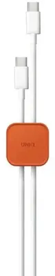 Zdjęcie produktu dla Uniq Organizer Do Kabli Samoprzylepny Zestaw 8Szt Pomarańczowy Do Telefonów