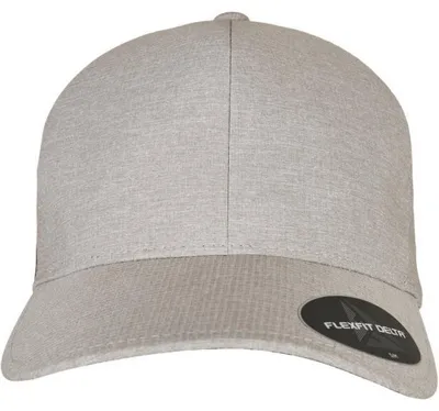 Imagen del producto de Gorra de béisbol Flexfit "Delta Carbon" modelo TN1567 (talla S-M), color gris plateado con efecto jaspeado