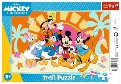 Produktbild von TREFL Puzzle Mickey und sein Spiel 15 dlc