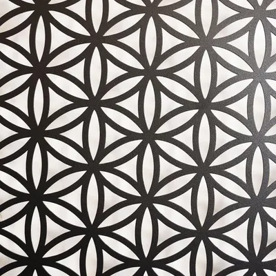 Metall-Wandaccessoire, schwarz, 46 x 46 cm, 100 % Stahl, 1,2 mm