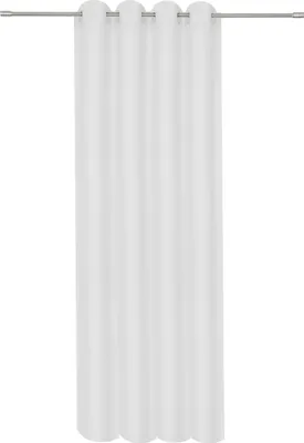 Produktbild von Ösenschal Dot Schals Gardinen Öse Ösengadine Vorhänge 1er Set Farbe: Weiß, Größe: 135x245 cm