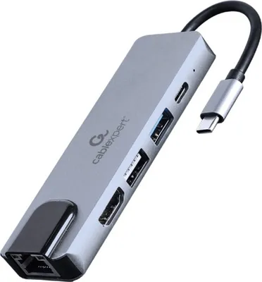 Obrázek produktu pro gembird USB Typ-C 5-in-1 Kombi-Adapter
