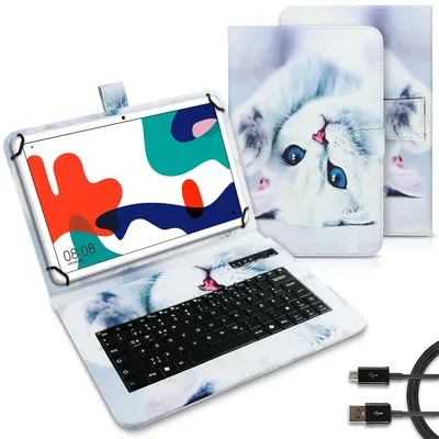 Produktbild von Tablet Tasche Tastatur für Acepad A14 A145 A140 A130 Hülle Bluetooth SchutzhülleMotiv:Motiv 3