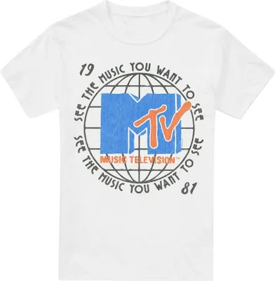 Obrázok produktu pre MTV - Tričko "1981" pre mužov TV6304 (S) (Biela)
